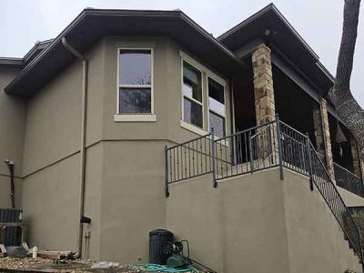 Residential Rain Gutter Installation